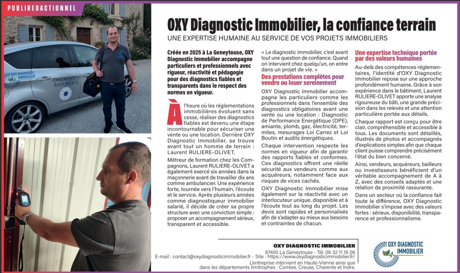 Populaire du centre, article du 29 mai 2026